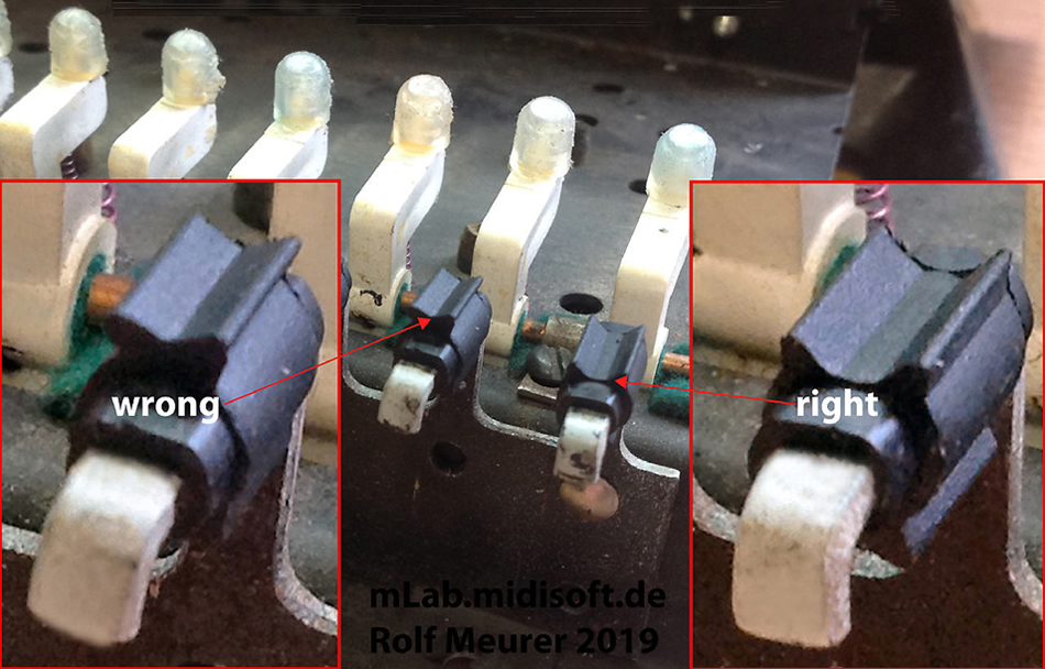 Pratt Read Keyboard Bushing Orientation