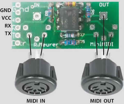 THE DUINO MIDI shield