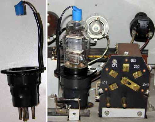 Trautonium valve adapter RK1/AC50
