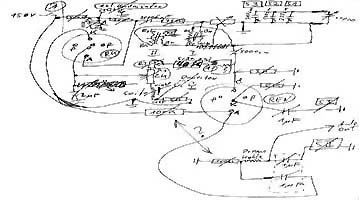 Trautonium scrawly schematic