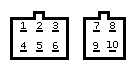 Yamaha xv535 Virago ignition TCI unit-diagram