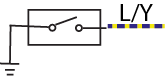 Yamaha xv535 Virago side-stand-switch diagram